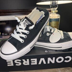 Converse Black and White Canvas Sneakers